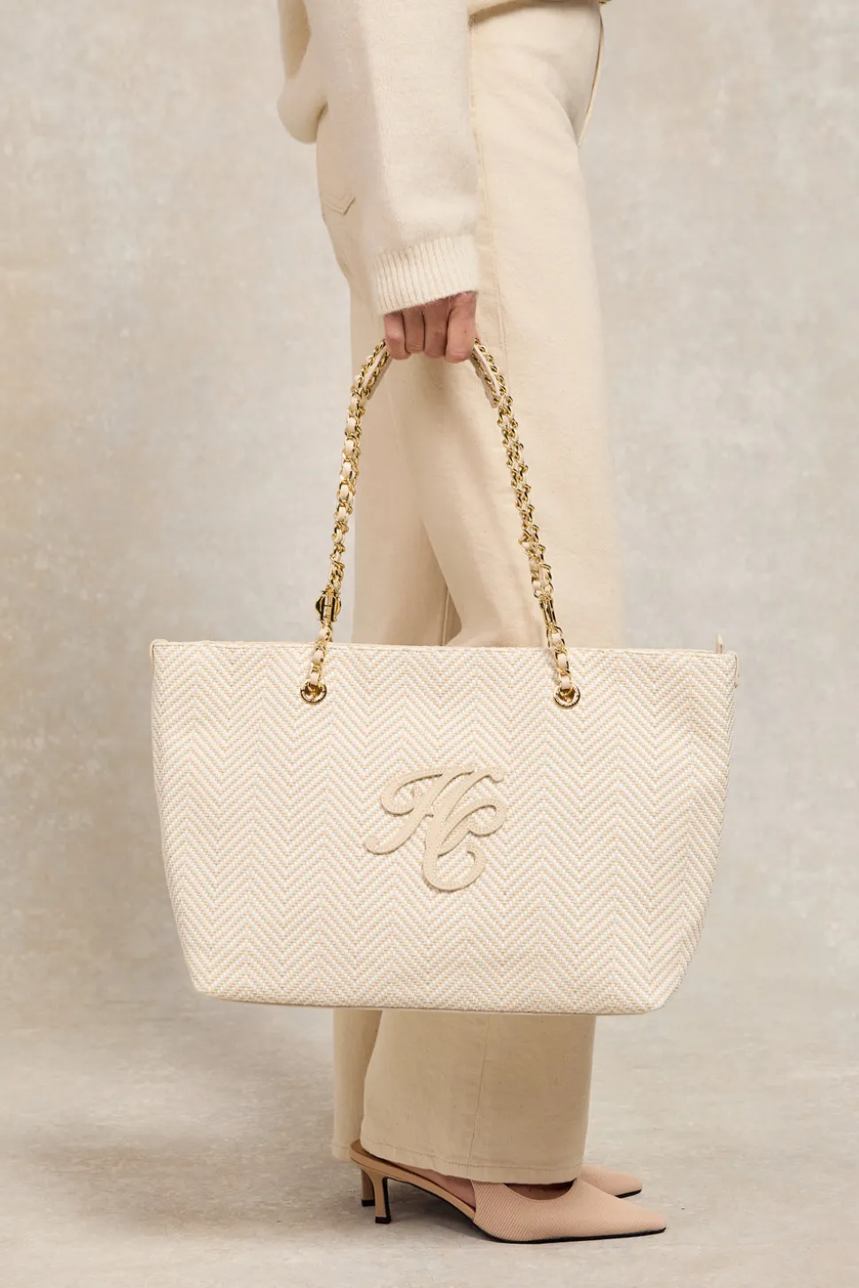 Amalfi Straw Tote