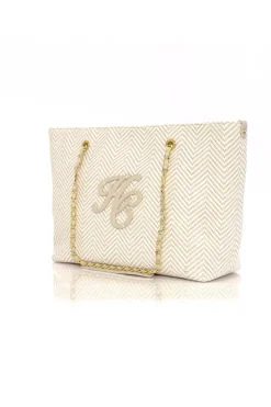 Amalfi Straw Tote