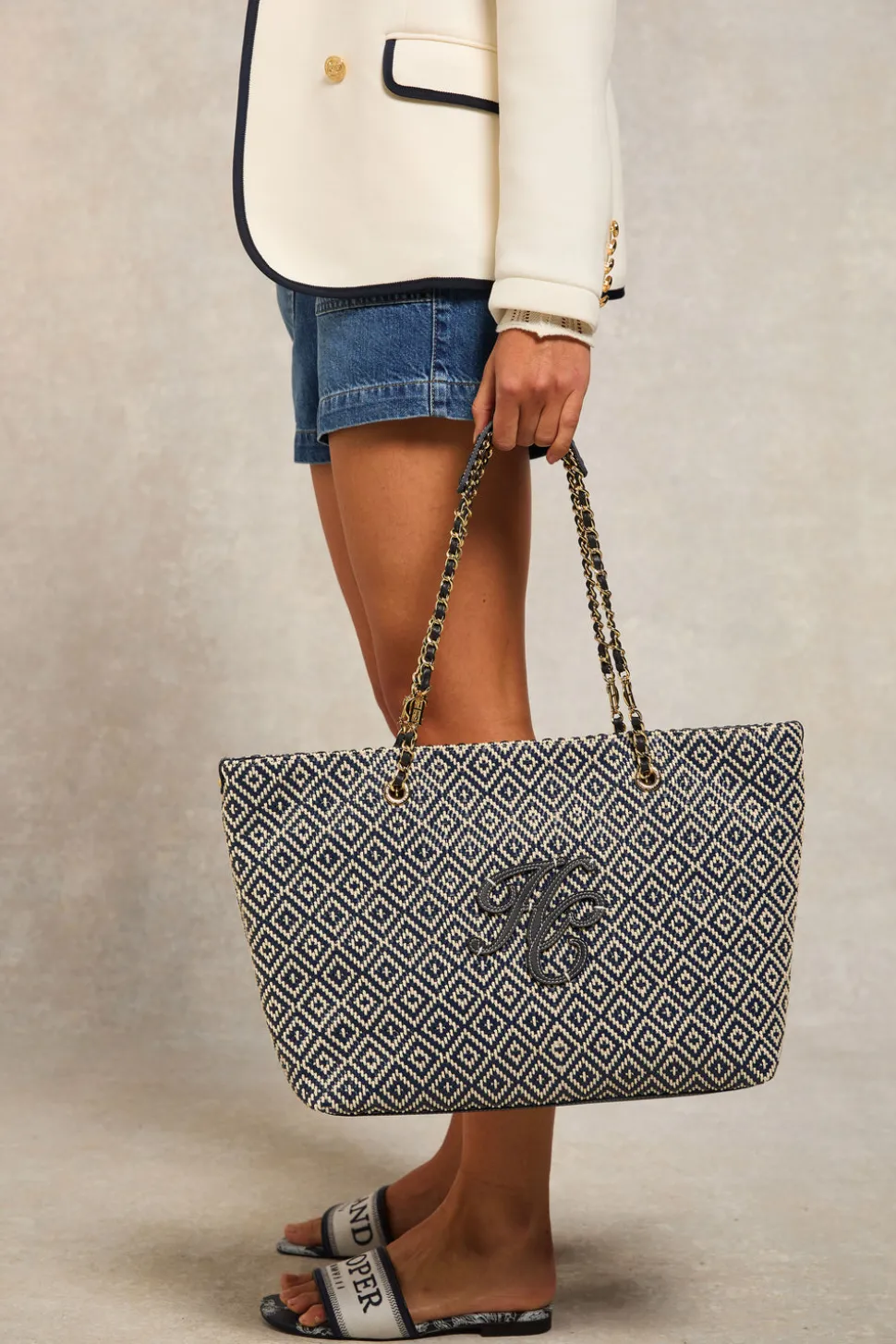 Amalfi Straw Tote