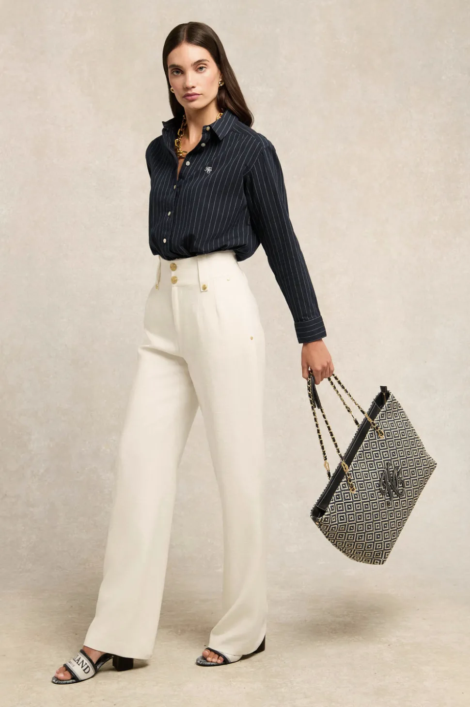 Amalfi Straw Tote