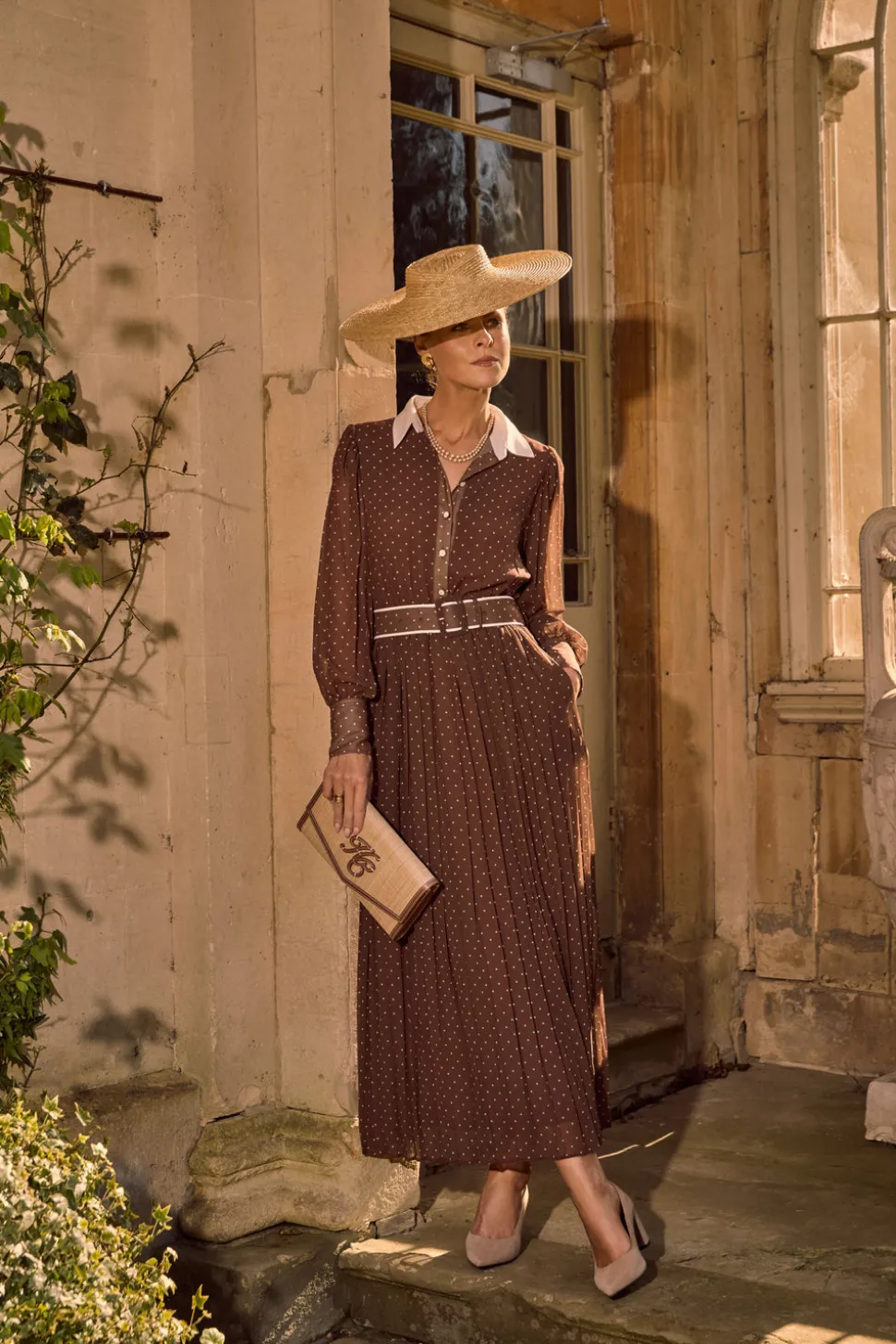Annabel Pleated Maxi Dress