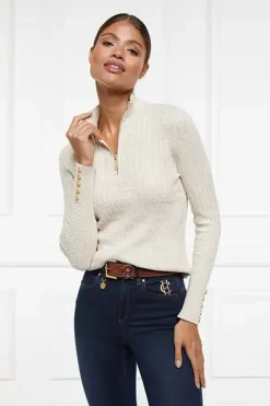 Ava Quarter Zip Knit