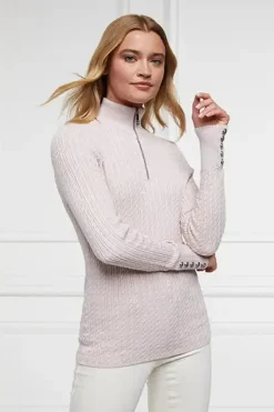 Ava Quarter Zip Knit