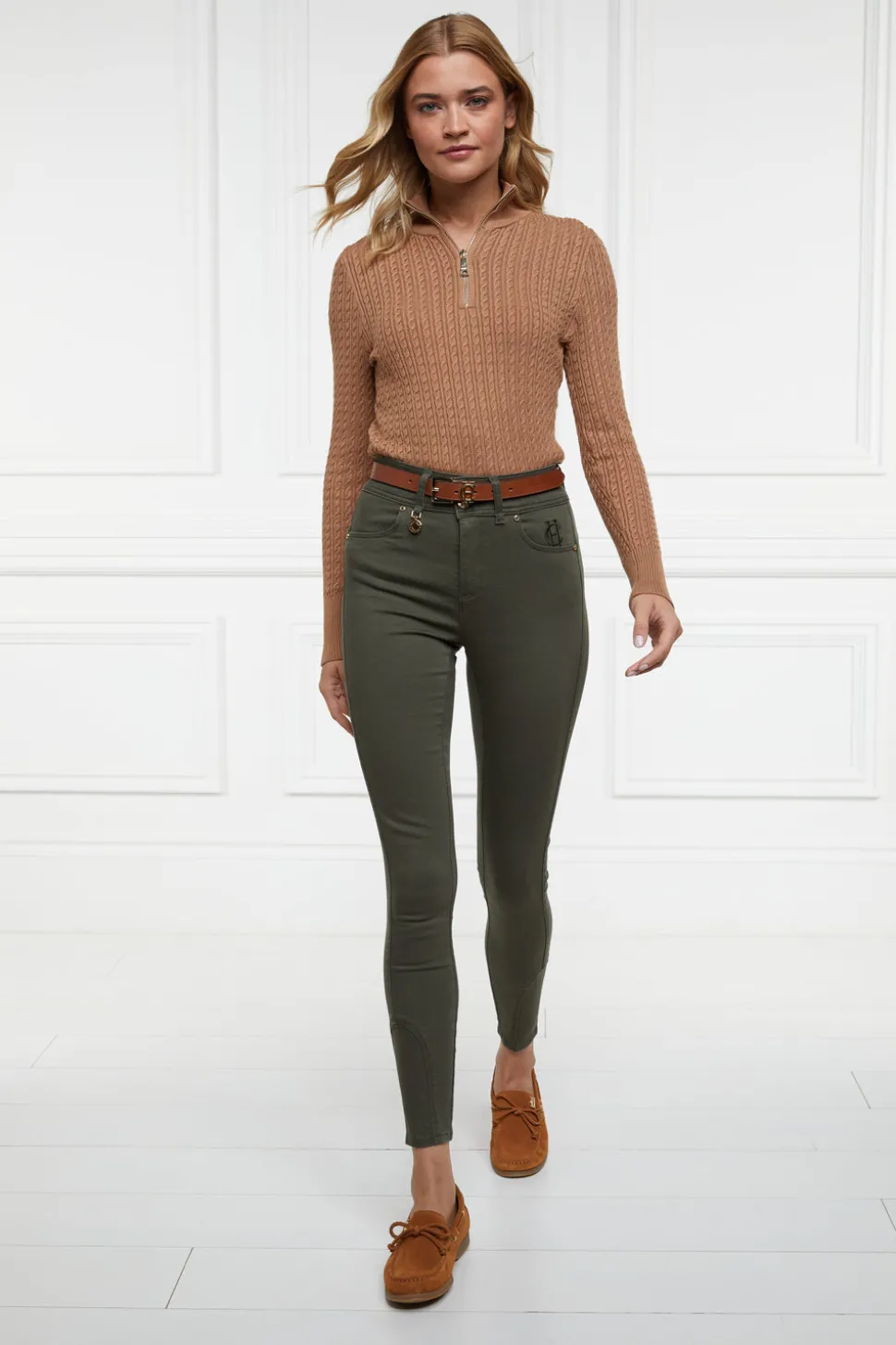 Ava Quarter Zip Knit
