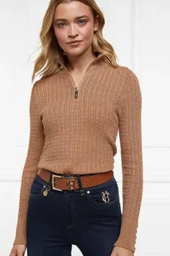 Ava Quarter Zip Knit