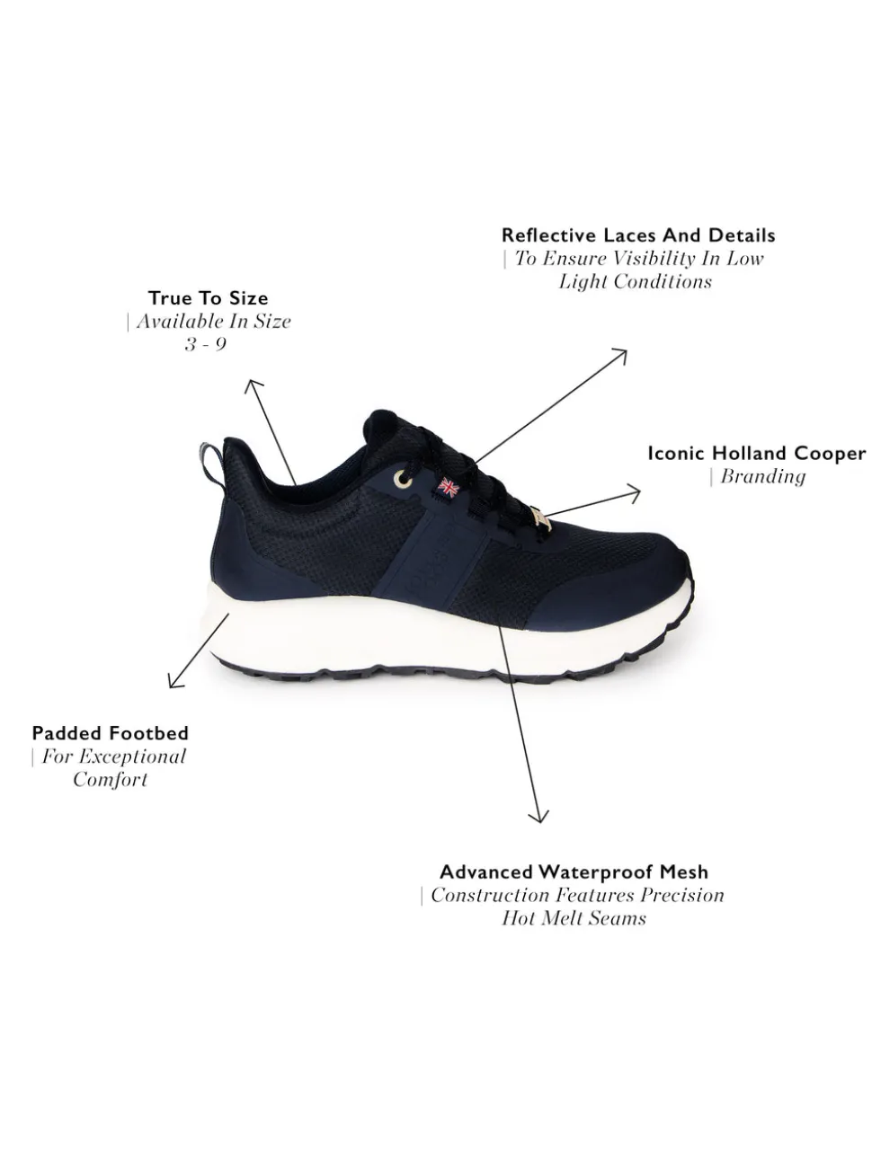 Burghley Waterproof Trainer
