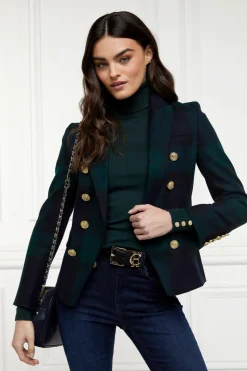 Buttoned Knit Roll Neck