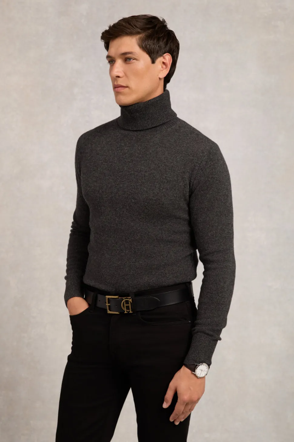 Byron Roll Neck Knit