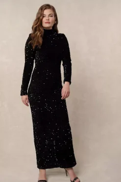 Cara Sequin Maxi Dress