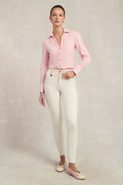 Classic V-Neck Blouse