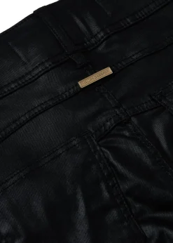 Coated Biker Jean