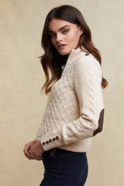 Country Cable Quarter Zip Knit