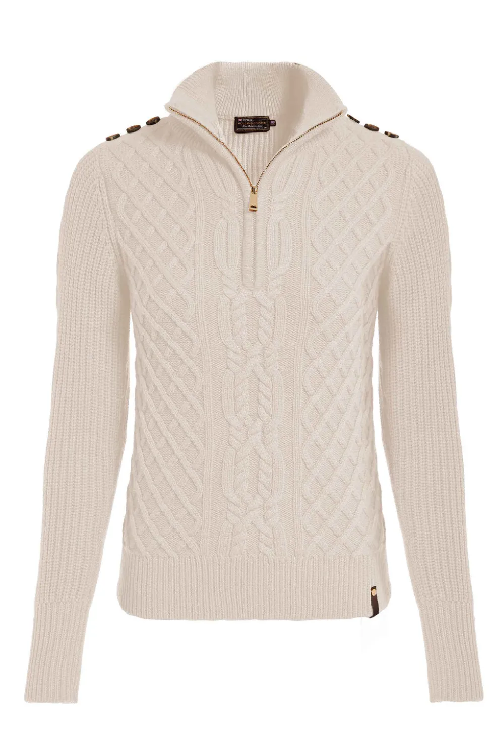 Country Cable Quarter Zip Knit