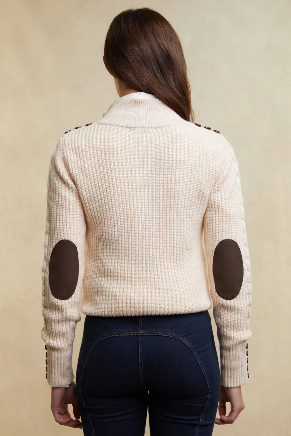 Country Cable Quarter Zip Knit