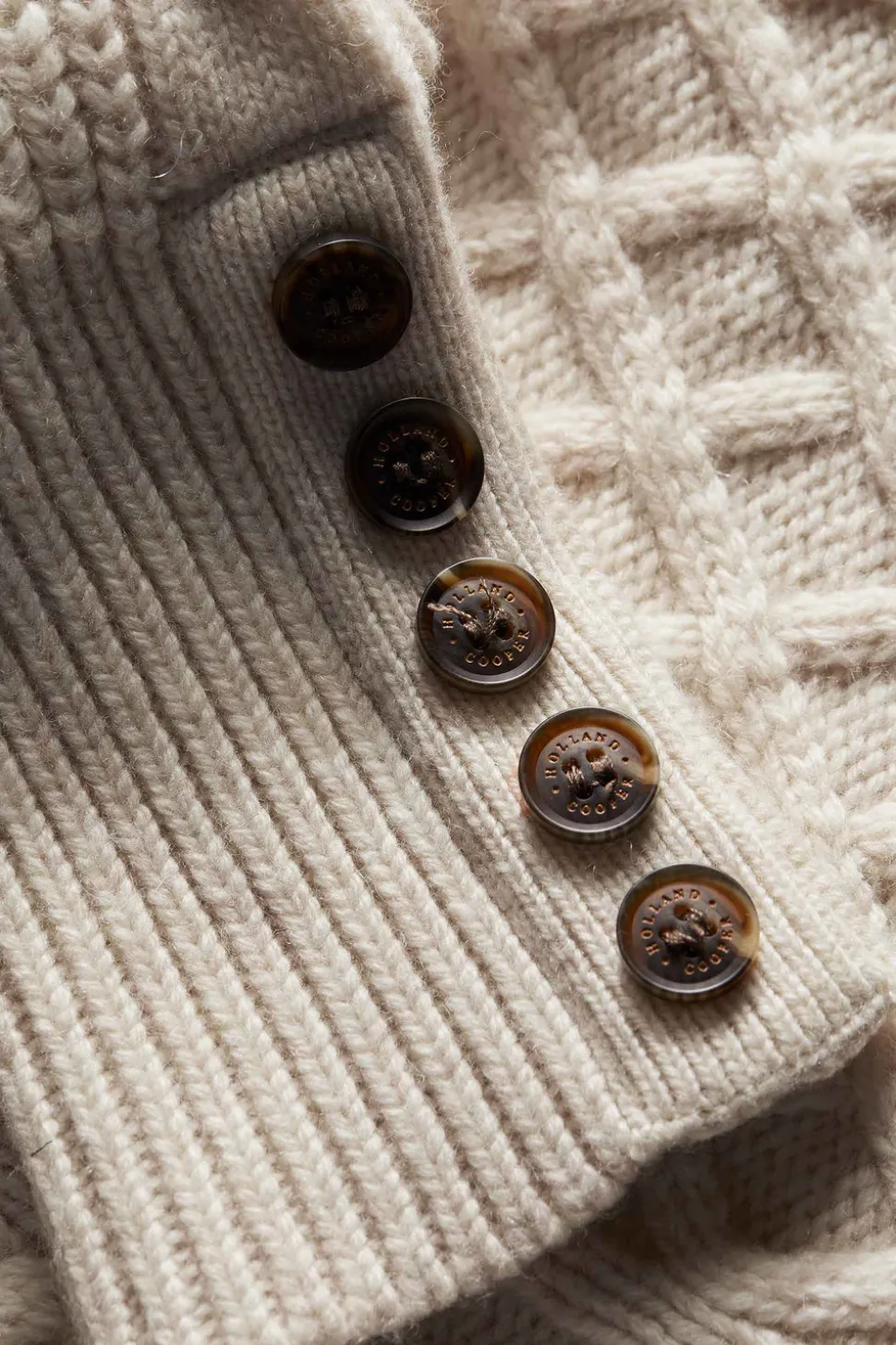 Country Cable Quarter Zip Knit