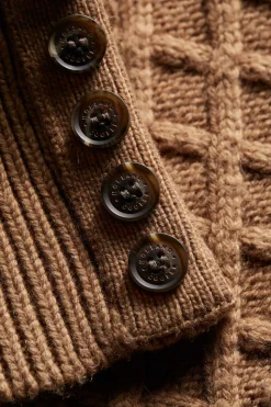 Country Cable Quarter Zip Knit