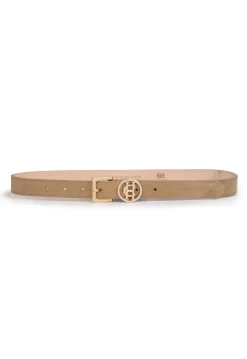 Crystal Slim Logo Belt