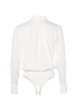 Cupro Shirt Bodysuit