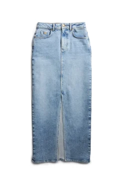 Denim Maxi Skirt