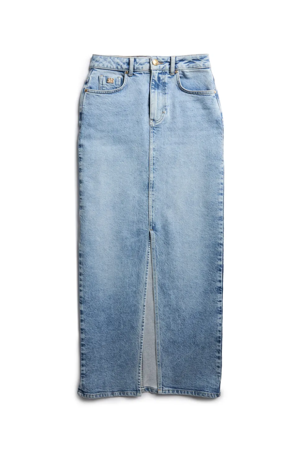 Denim Maxi Skirt