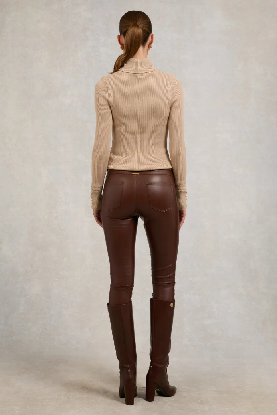 Faux Leather Skinny Jean