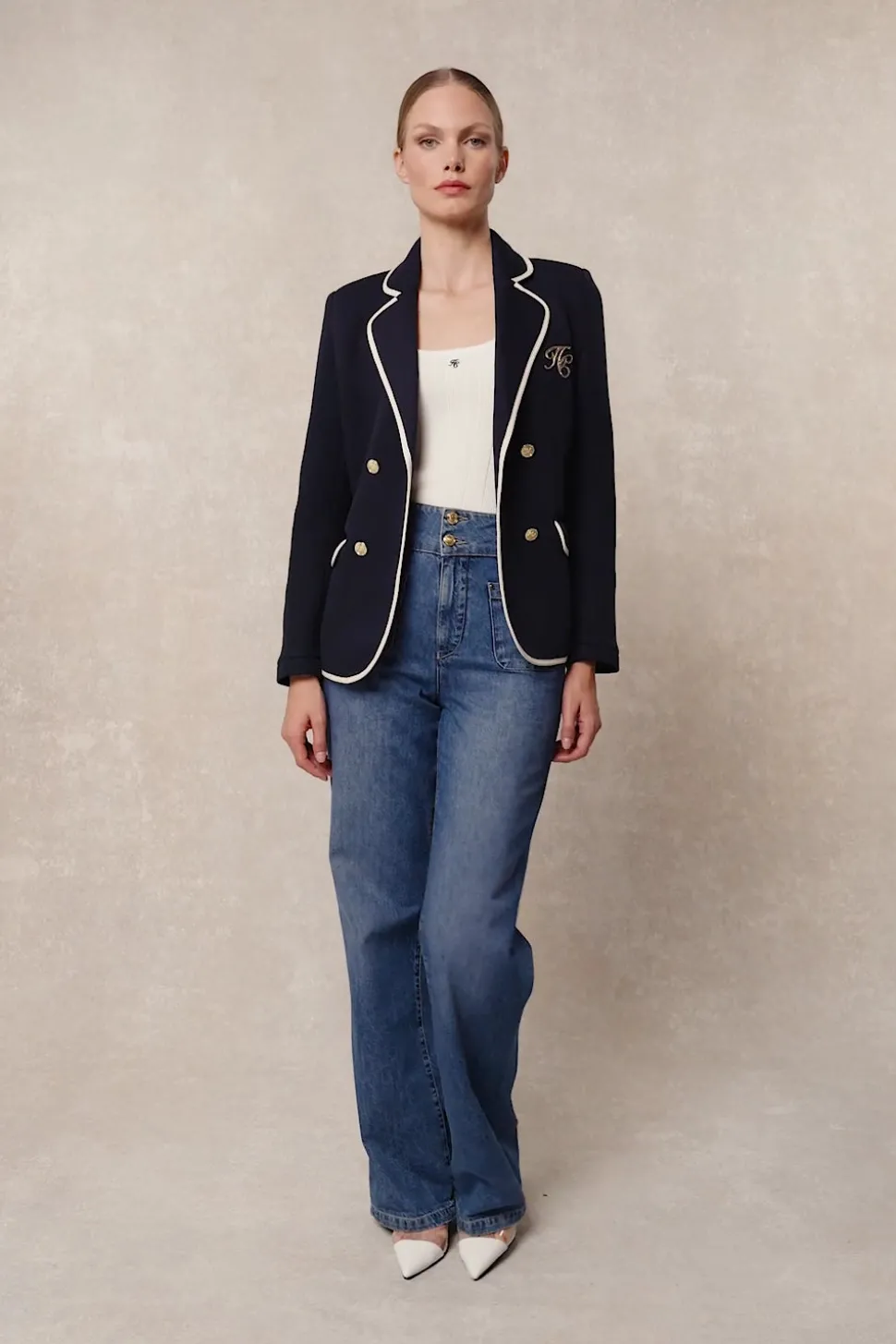 Henley Double Breasted Blazer
