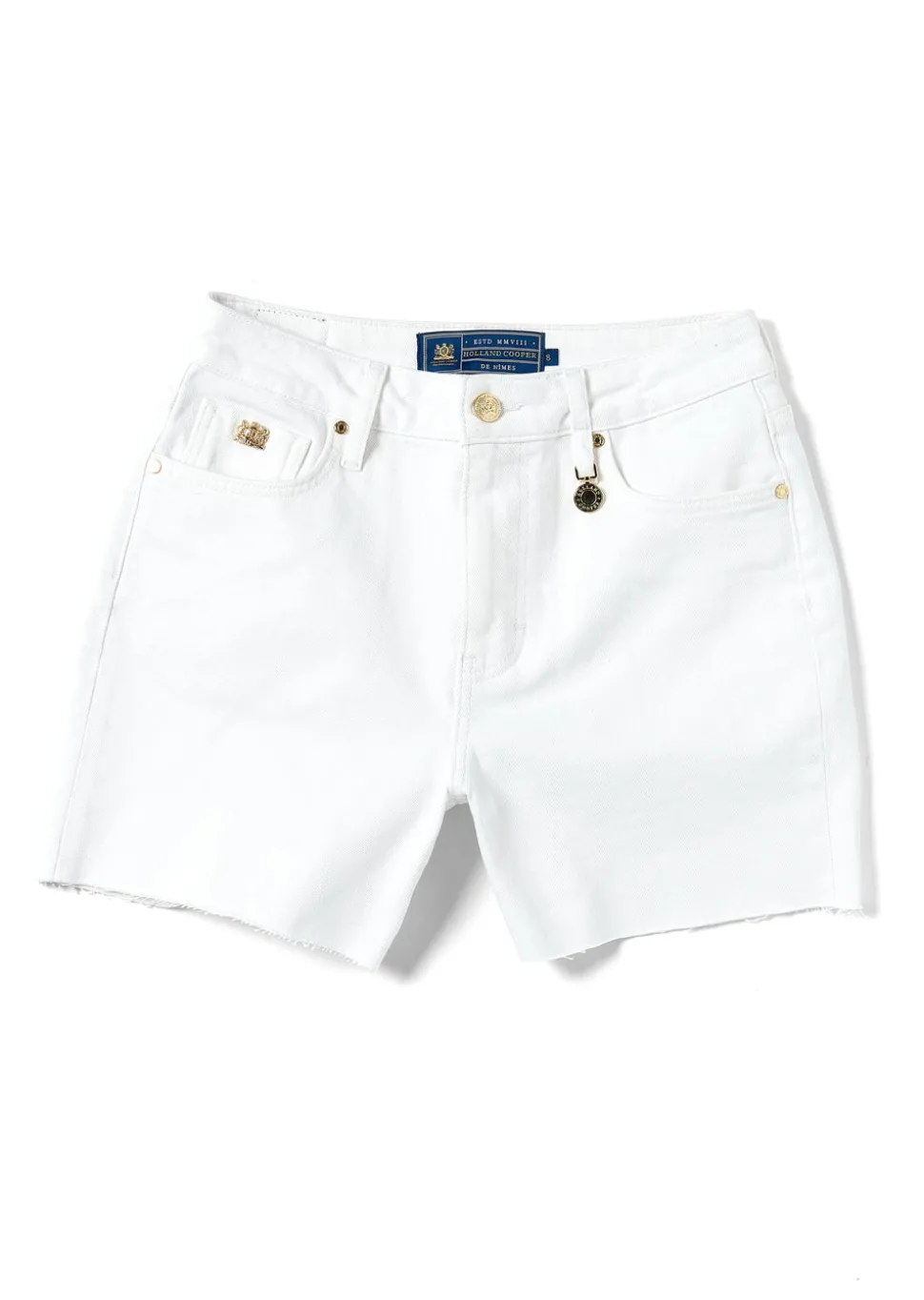 High Rise Denim Short