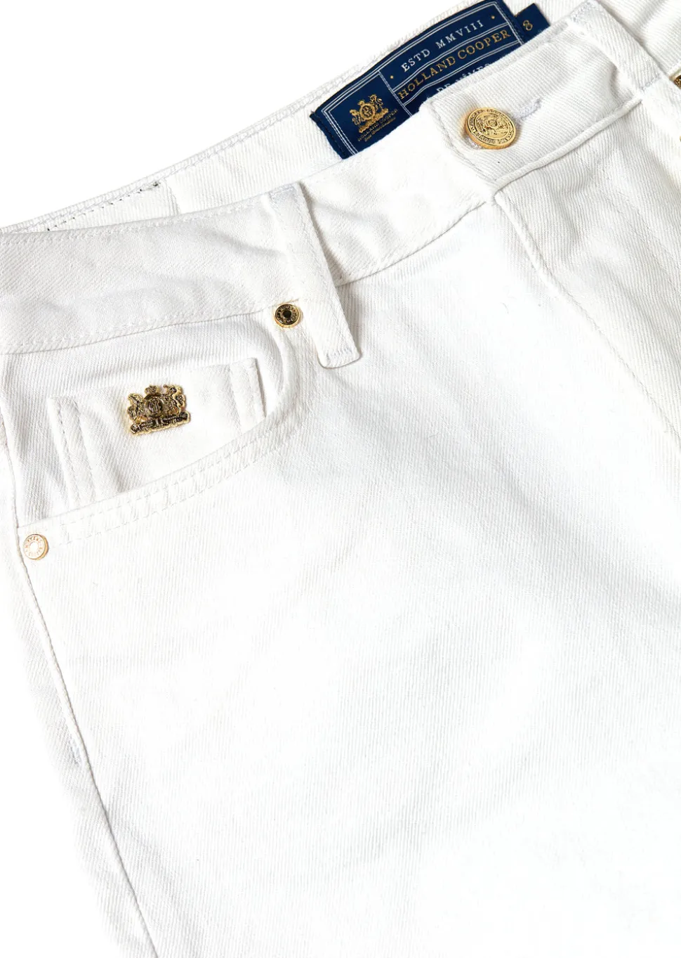 High Rise Denim Short