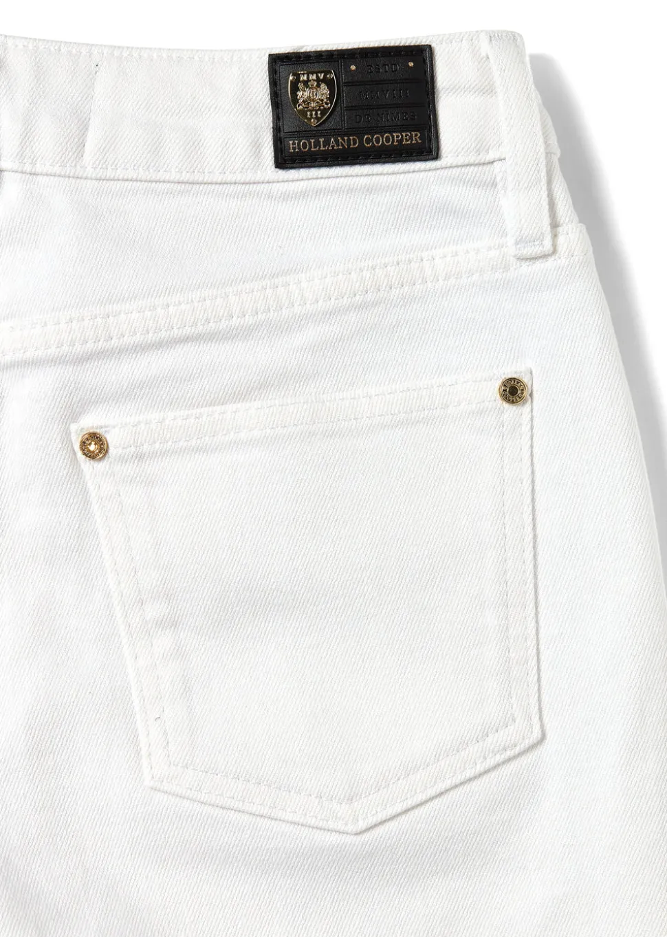 High Rise Denim Short