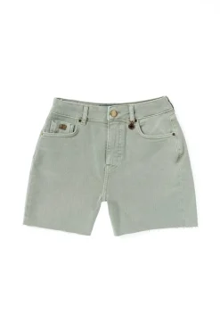 High Rise Denim Short