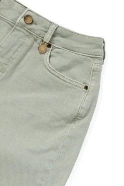 High Rise Denim Short
