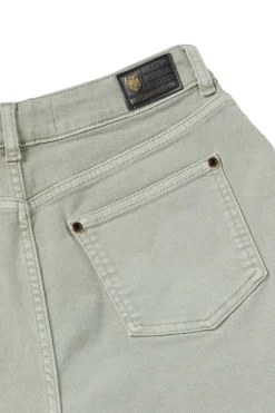 High Rise Denim Short
