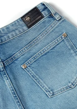 High Rise Denim Short