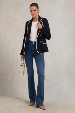 High Rise Flared Jean