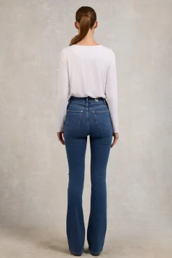 High Rise Flared Jean