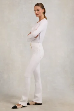 High Rise Flared Jean
