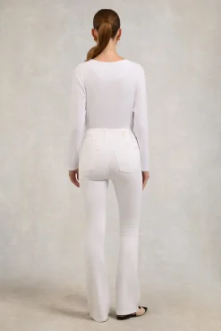 High Rise Flared Jean
