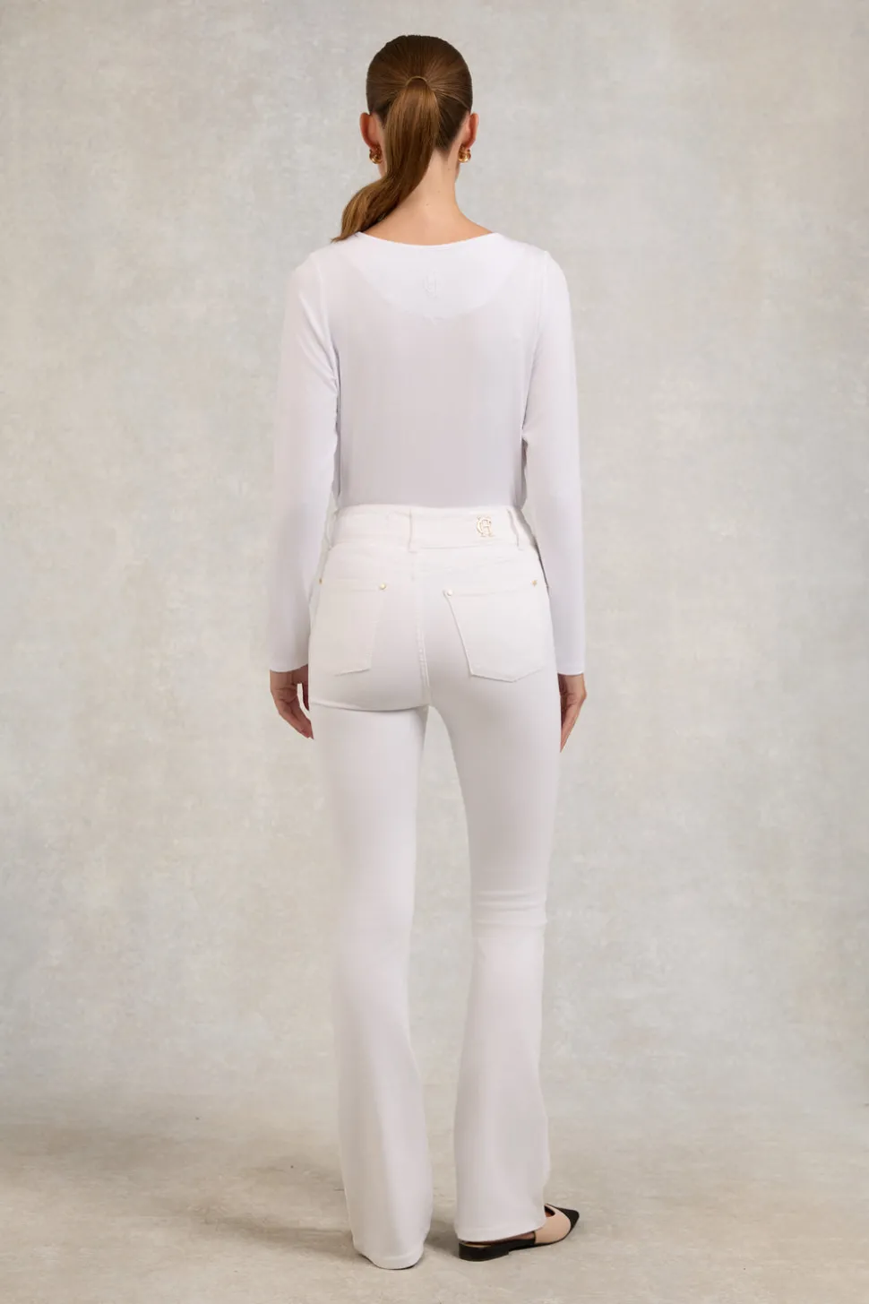 High Rise Flared Jean
