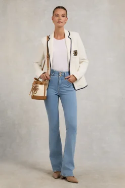 High Rise Flared Jean