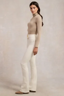 High Rise Flared Jean