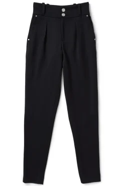 High Waisted Peg Trouser