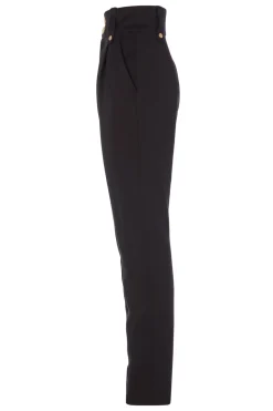 High Waisted Peg Trouser