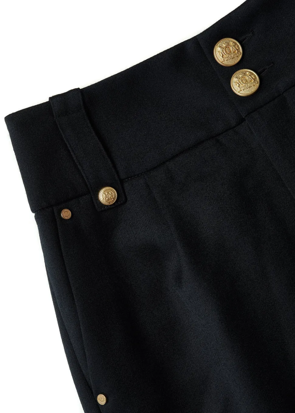 High Waisted Peg Trouser