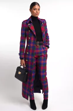 High Waisted Peg Trouser