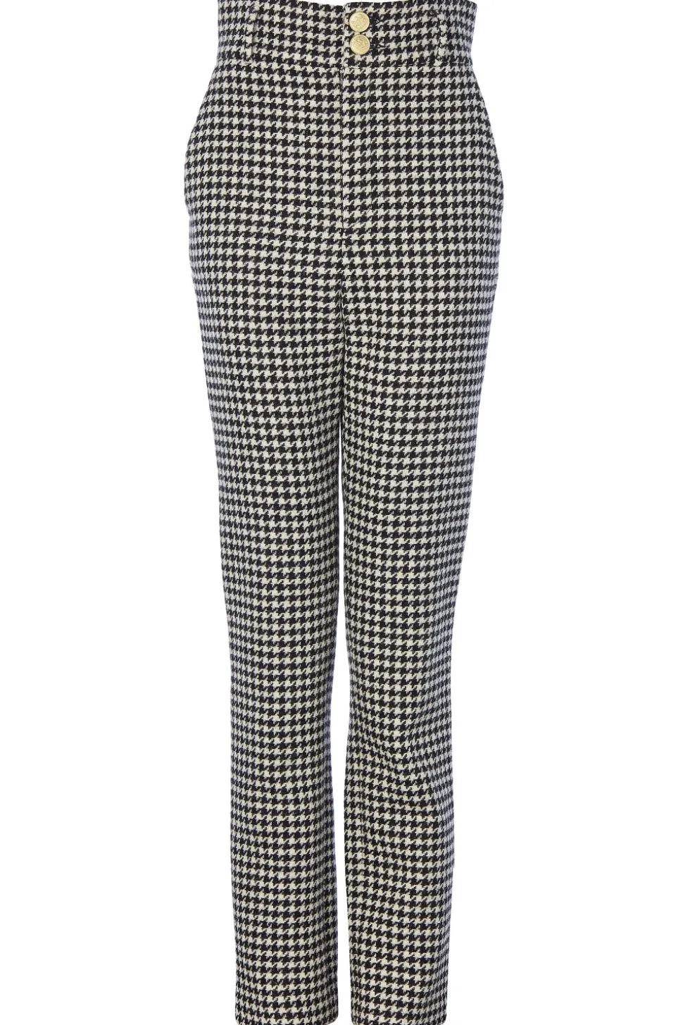 High Waisted Peg Trouser