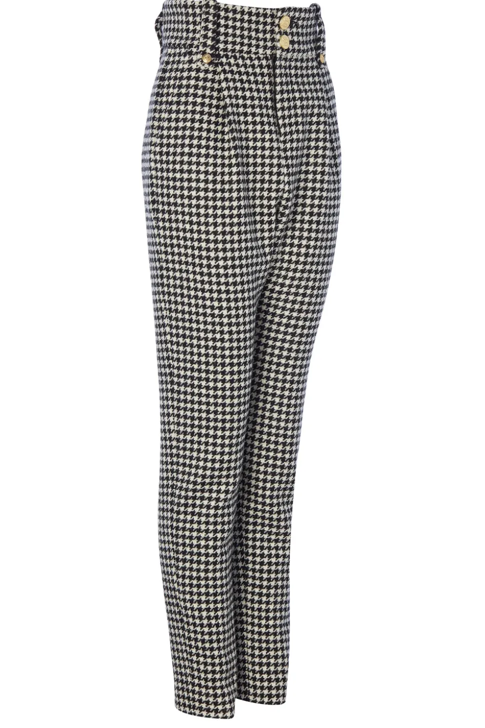 High Waisted Peg Trouser