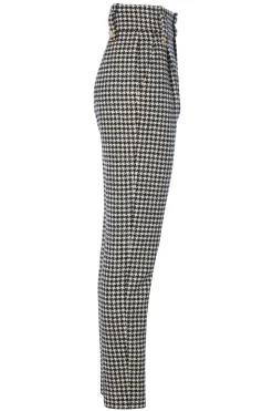 High Waisted Peg Trouser