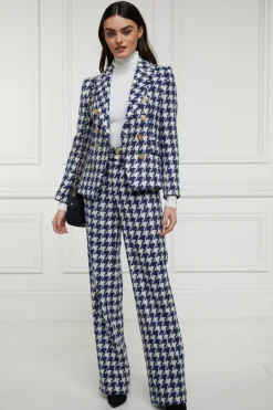 High Waisted Straight Trouser
