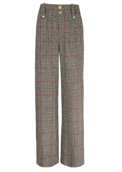 High Waisted Straight Trouser