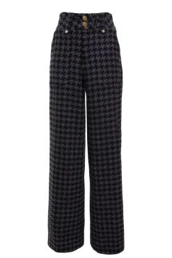 High Waisted Straight Trouser